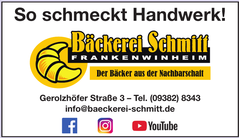 Bäckerei Schmitt Frankenwinheim Bäckerei Schmitt Frankenwinheim
