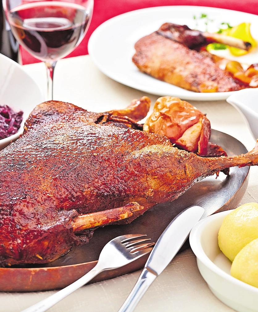 Knusprig, lecker, beliebt: Martinsgans. Archivfoto: frei Knusprig, lecker, beliebt: Martinsgans. Archivfoto: frei