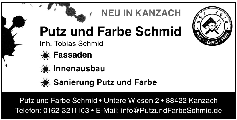 Putz und Farbe Schmid Putz und Farbe Schmid