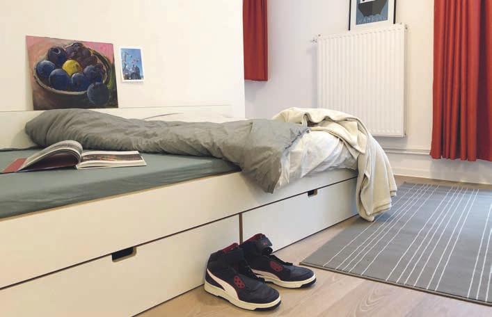 Die freundlichen Apartments sind mit Bett, Schreibtisch und Schrank ausgestattet Foto: Studierendenwerk Hamburg
