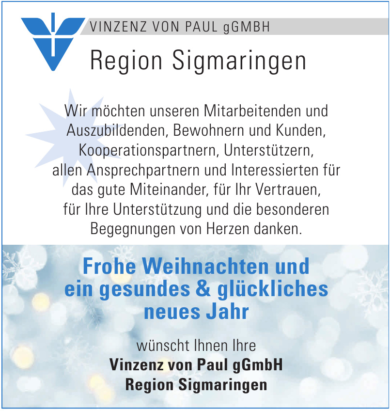 Vinzenz von Paul gGmbH Vinzenz von Paul gGmbH