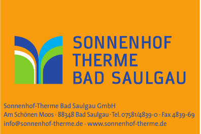 Sonnennhof-Therme Bad Salgau GmbH Sonnennhof-Therme Bad Salgau GmbH