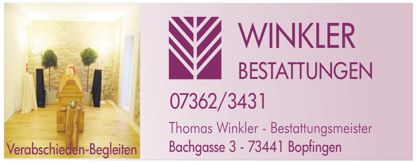 Winkler Bestattungen Winkler Bestattungen