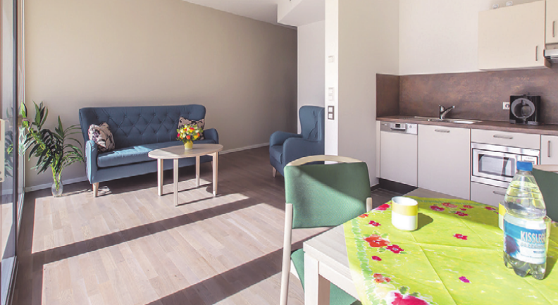 Die Appartements nach dem Konzept ServiceWohnen sind großzügig und offen gestaltet. Die Appartements nach dem Konzept ServiceWohnen sind großzügig und offen gestaltet.