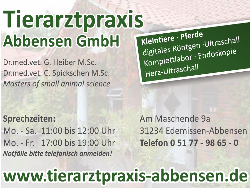 Tierarztpraxis Abbensen GmbH Tierarztpraxis Abbensen GmbH