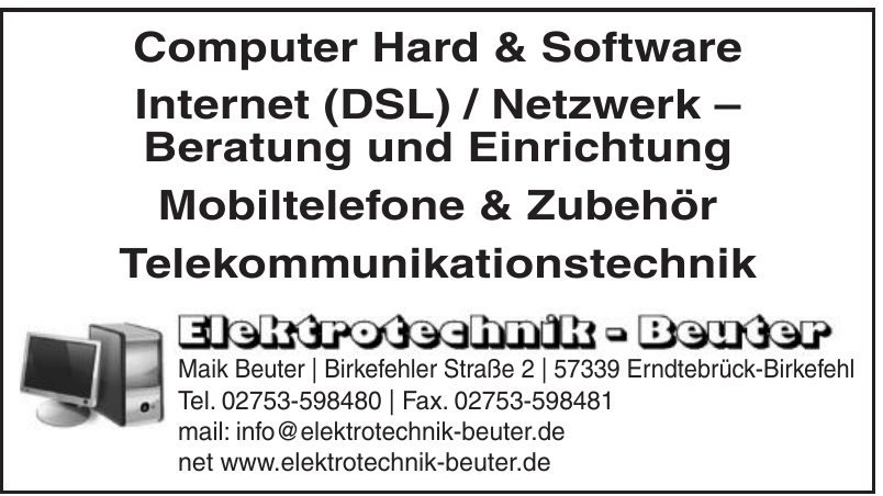 Elektrotechnik Beuter Elektrotechnik Beuter