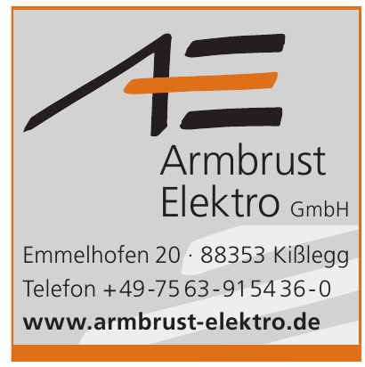 Armbrust Elektro GmbH Armbrust Elektro GmbH