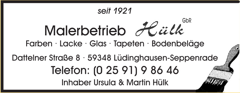 Malerbetrieb Hülk GbR Malerbetrieb Hülk GbR