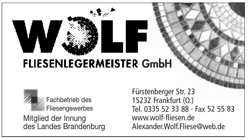 Wolf Fliesenlegermeister GmbH