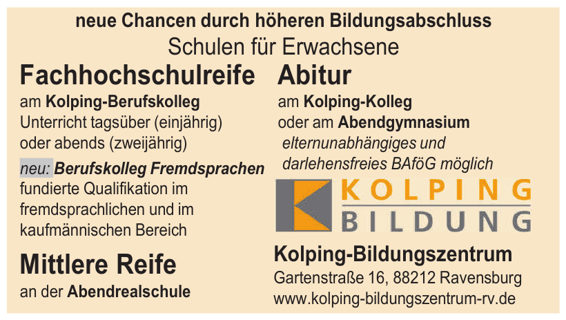 Kolping-Bildungszentrum Kolping-Bildungszentrum