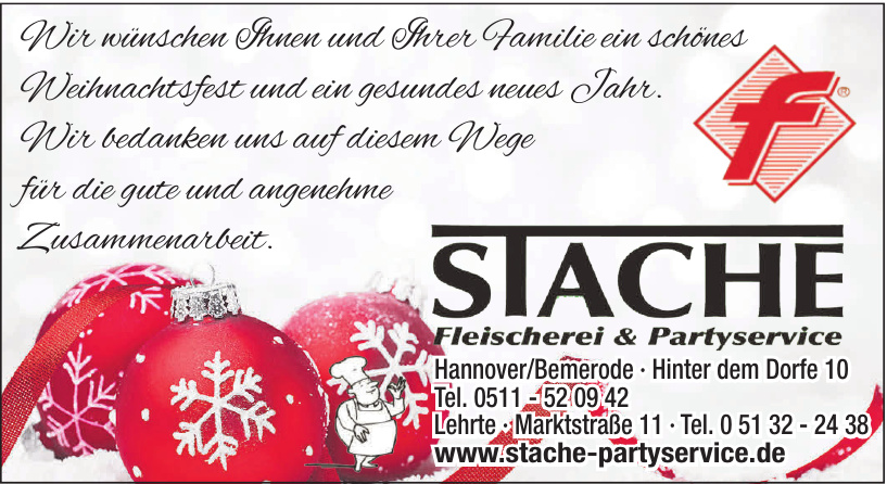 Stache Fleischerei & Partyservice