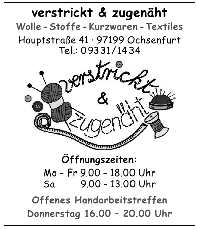 Verstrickt & Zugenäht Verstrickt & Zugenäht