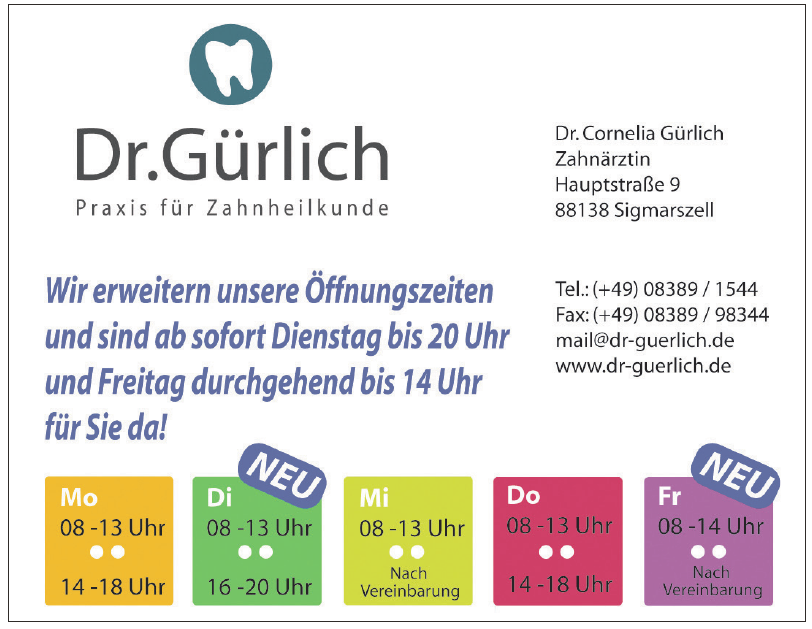 Dr. med. dent. Cornelia Gürlich Dr. med. dent. Cornelia Gürlich