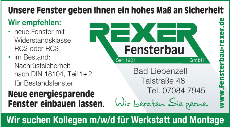 Fensterbau Rexer GmbH