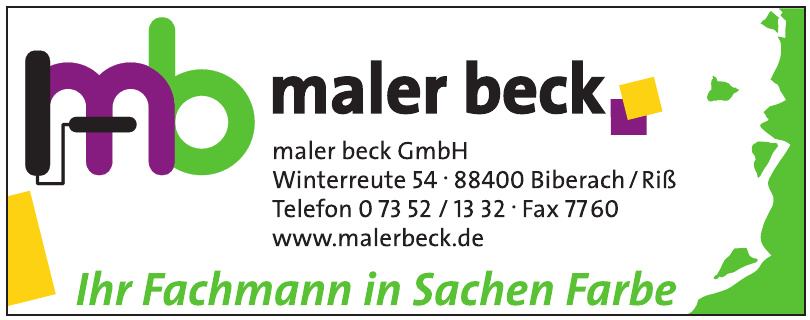 Maler Beck GmbH Maler Beck GmbH