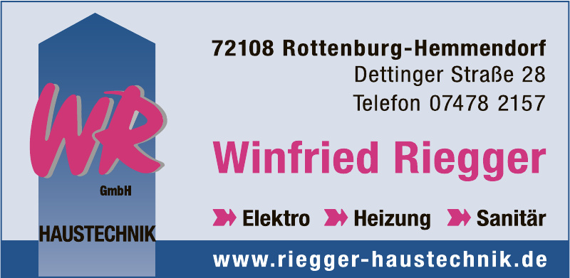 Winfried Riegger GmbH Haustechnik
