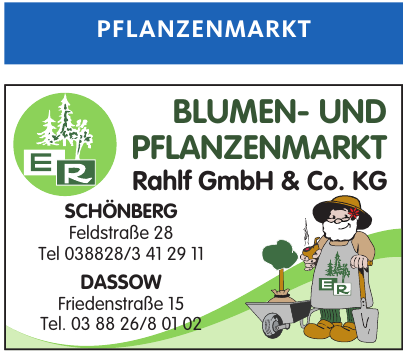 Blumen- und Pflanzenmarkt Rahlf GmbH & Co. KG Blumen- und Pflanzenmarkt Rahlf GmbH & Co. KG