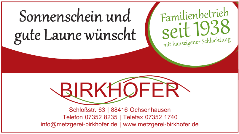 Metzgerei Birkhofer GmbH Metzgerei Birkhofer GmbH