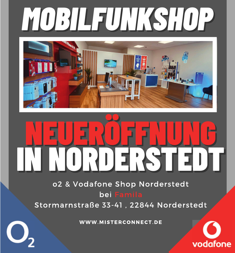 Misterconnect Vodafone Shop In Norderstedt Neueroffnung