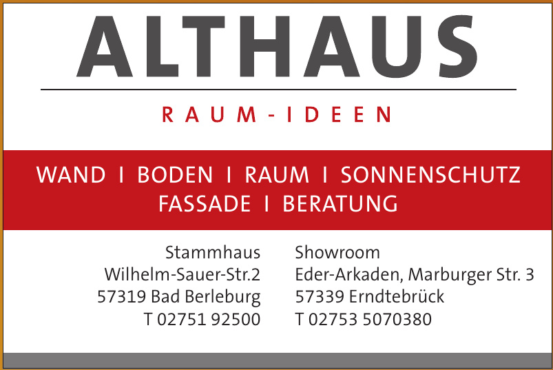 Althaus GmbH Althaus GmbH