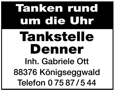 Tankstelle Denner Tankstelle Denner
