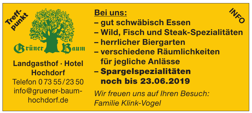 Hotel Landgasthof Grüner Baum Hotel Landgasthof Grüner Baum