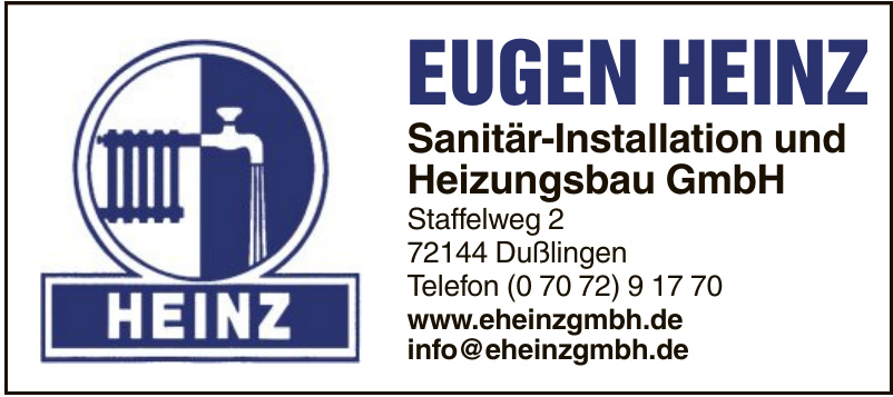 Eugen Heinz Sanitär-Installation und Heizunbsbau GmbH