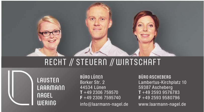 Lausten - Laarmann - Nagel - Wering Lausten - Laarmann - Nagel - Wering