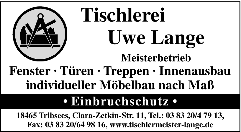 Tischlerei Uwe Lange Tischlerei Uwe Lange
