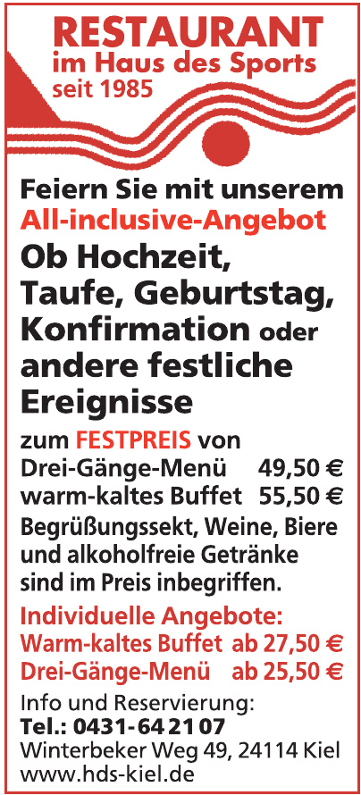 Restaurant im Haus des Sports Restaurant im Haus des Sports