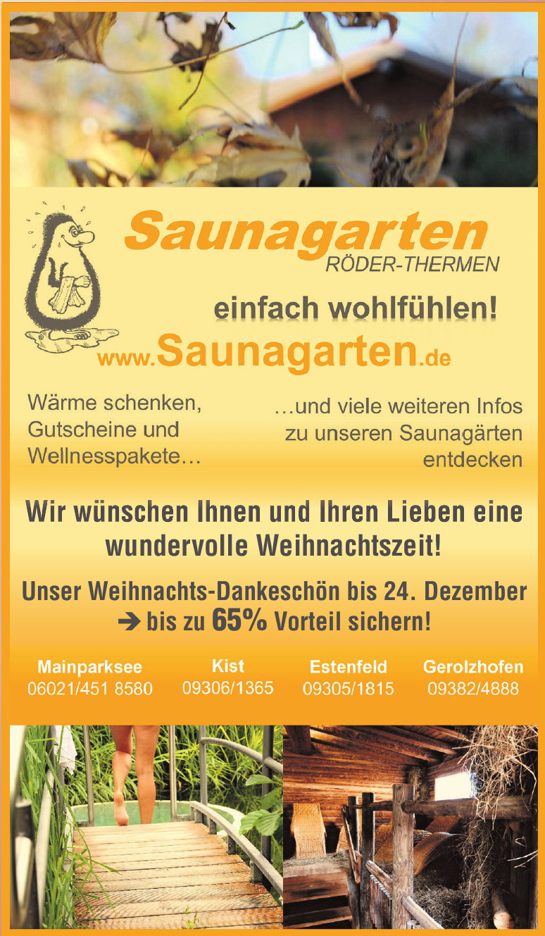 Saunagarten Röder-Thermen Saunagarten Röder-Thermen