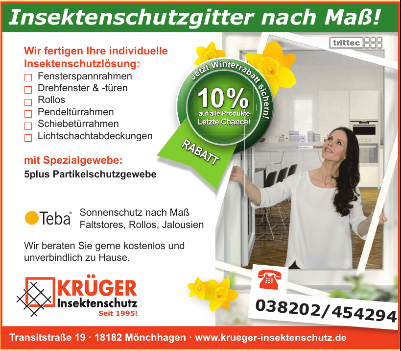 Krüger Insektenschutz Krüger Insektenschutz