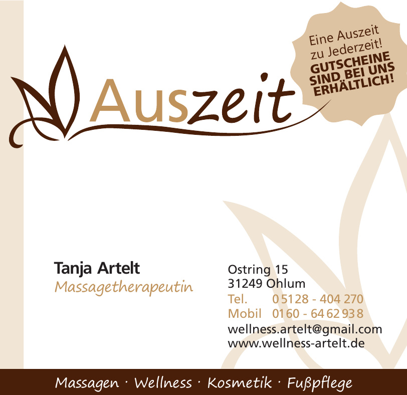 Auszeit Wellness Auszeit Wellness