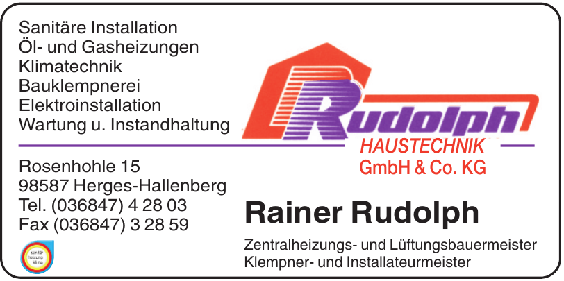 Rainer Rudolph Haustechnik GmbH Rainer Rudolph Haustechnik GmbH