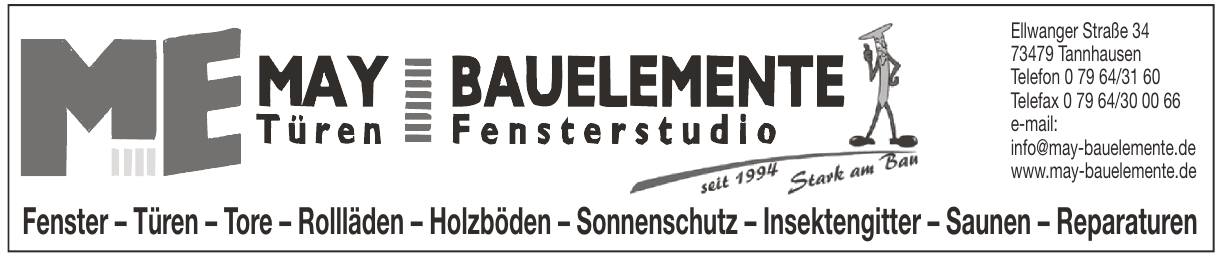 May Bauelemente May Bauelemente