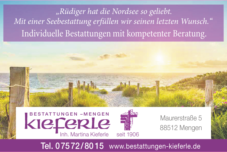 Kieferle Bestattungen Kieferle Bestattungen