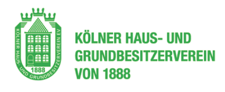 „Immobilie leicht gemacht“ mit dem Kölner Haus- und Grundbesitzerverein Image 2 „Immobilie leicht gemacht“ mit dem Kölner Haus- und Grundbesitzerverein Image 2