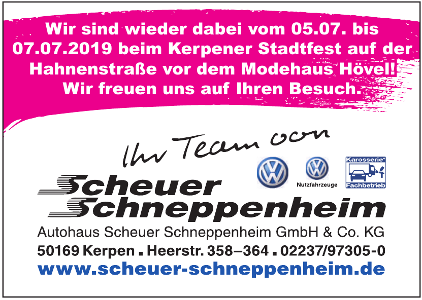 Autohaus Scheuer Schneppenheim GmbH & Co. KG Autohaus Scheuer Schneppenheim GmbH & Co. KG