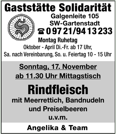 Gaststätte Solidarität Gaststätte Solidarität