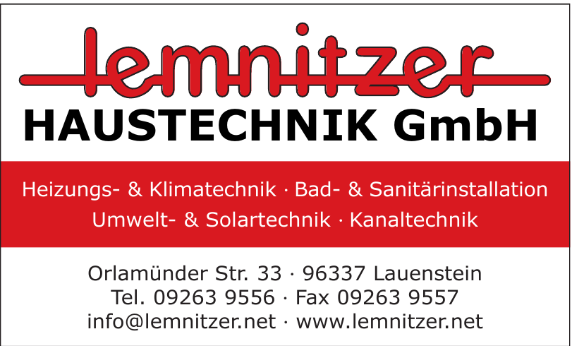 Lemnitzer Haustechnik GmbH Lemnitzer Haustechnik GmbH