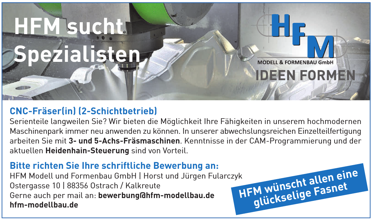 HFM Modell- und Formenbau GmbH HFM Modell- und Formenbau GmbH