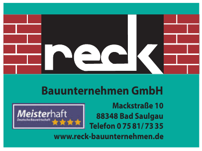 Reck Bauunternehmen GmbH Reck Bauunternehmen GmbH