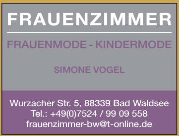 Ad №12 Frauenzimmer