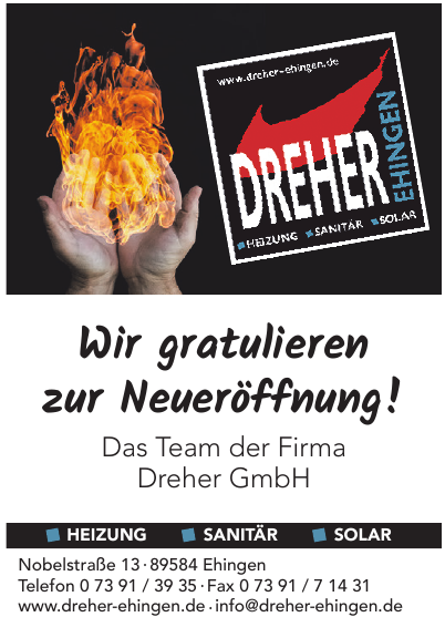 Dreher GmbH Heizung - Sanitär - Solar ? Dreher GmbH Heizung - Sanitär - Solar ?