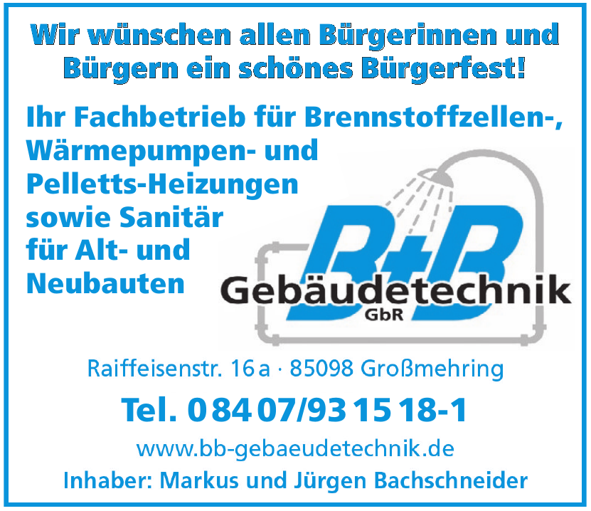 B+B Gebäudetechnik GbR B+B Gebäudetechnik GbR