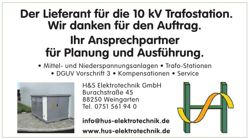 H&S Elektrotechnik GmbH H&S Elektrotechnik GmbH