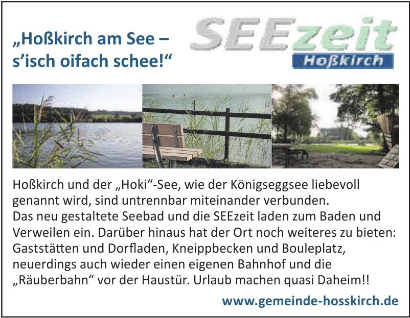 Hoßkirch am See Hoßkirch am See