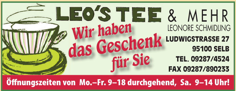 Leo´s Tee & mehr Leonore Schmidling Leo´s Tee & mehr Leonore Schmidling