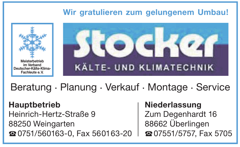 Die Schmiede Kunst & Accessoires Stocker Kälte- und Klimatechnik