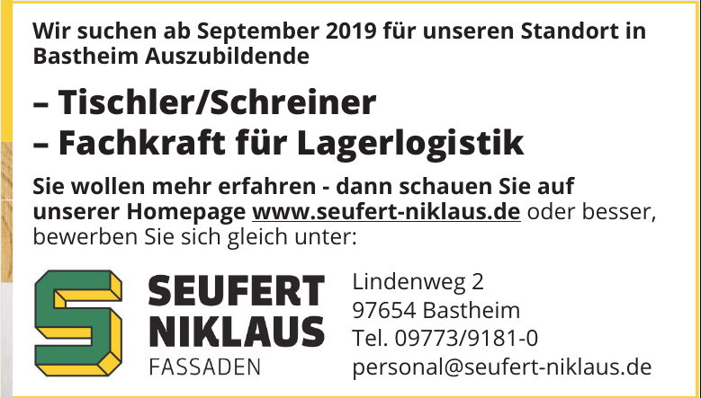 Seufert-Niklaus Fassaden, Fenster und Türen Seufert-Niklaus Fassaden, Fenster und Türen